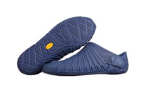 Vibram Furoshiki Knit Low Blue Mens Shoes | India-614259